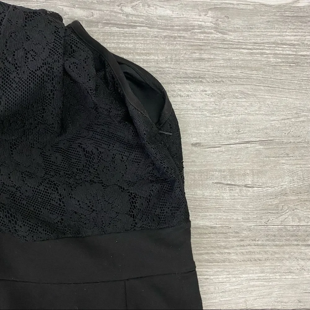 Rhapsody Black Sleeveless Dress
